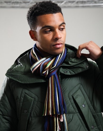 Paul Smith Scarf Iver Stirpe 47 Navy