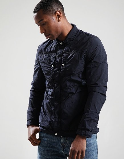Paul Smith Patch Overshirt 49 Dark Navy