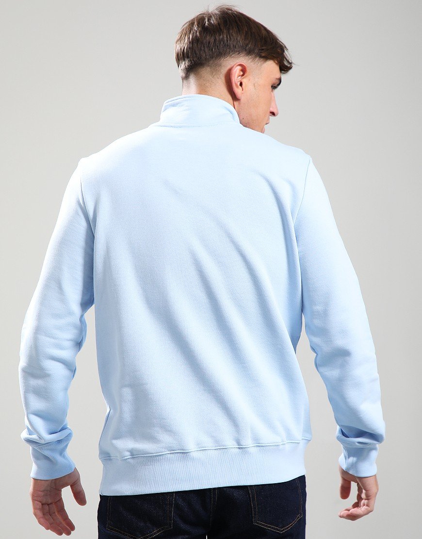 Paul Smith Regular Fit Half Zip Zebra Sweat 41E Light Blue Paul Smith Regular Fit Half Zip Zebra Sweat 41E Light Blue