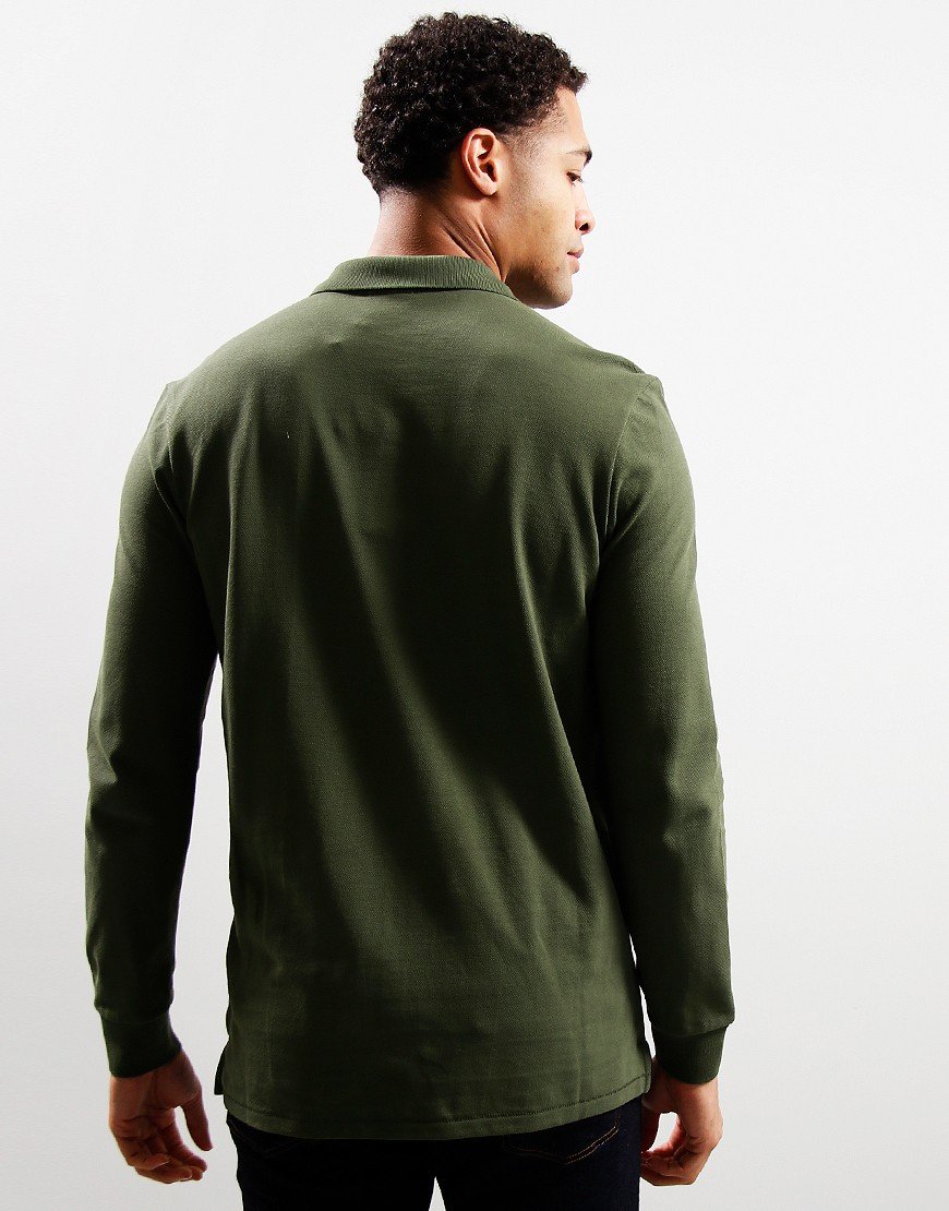 Paul Smith Long Sleeve Regular Fit Polo Shirt 35D Military Green 