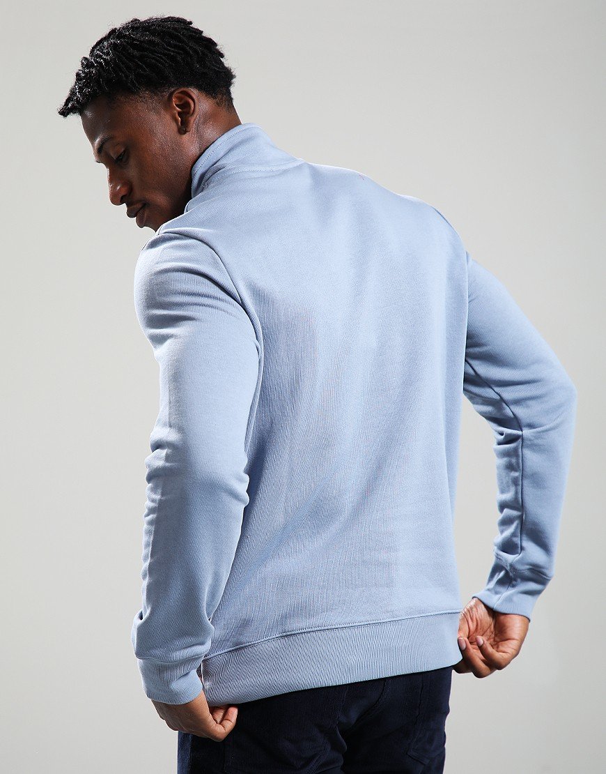 Paul Smith Regular Fit Half Zip Sweat 43G Greyish Blue