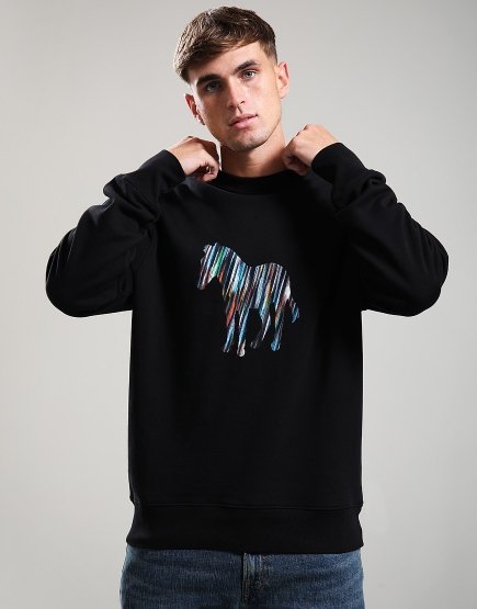 Paul Smith Zebra Colour Stripe Sweatshirt 79 Black