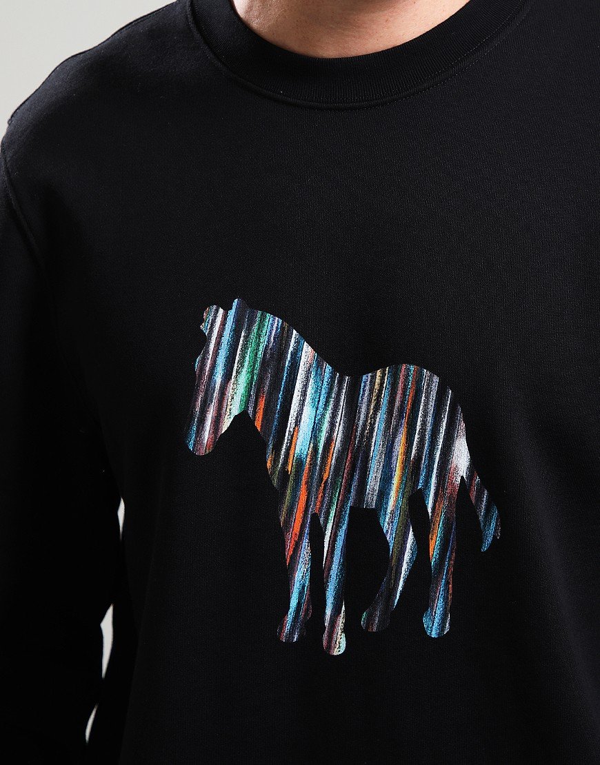 Paul Smith Zebra Colour Stripe Sweatshirt 79 Black