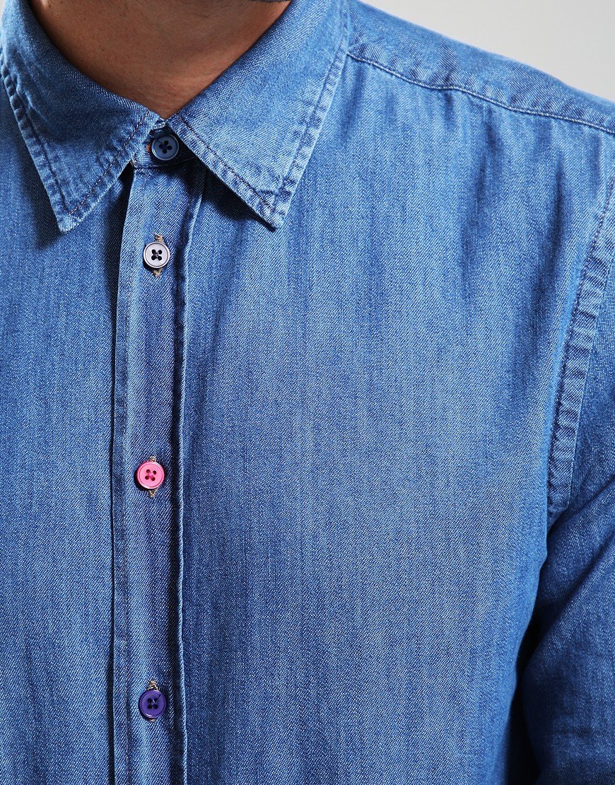 Paul Smith Tailored Fit Long Sleeve Shirt Buttons Medium Base
