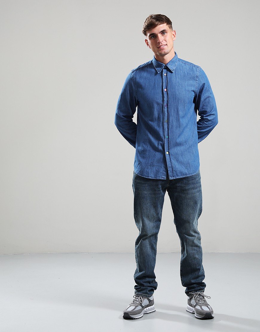 Paul Smith Tailored Fit Long Sleeve Shirt Buttons Medium Base