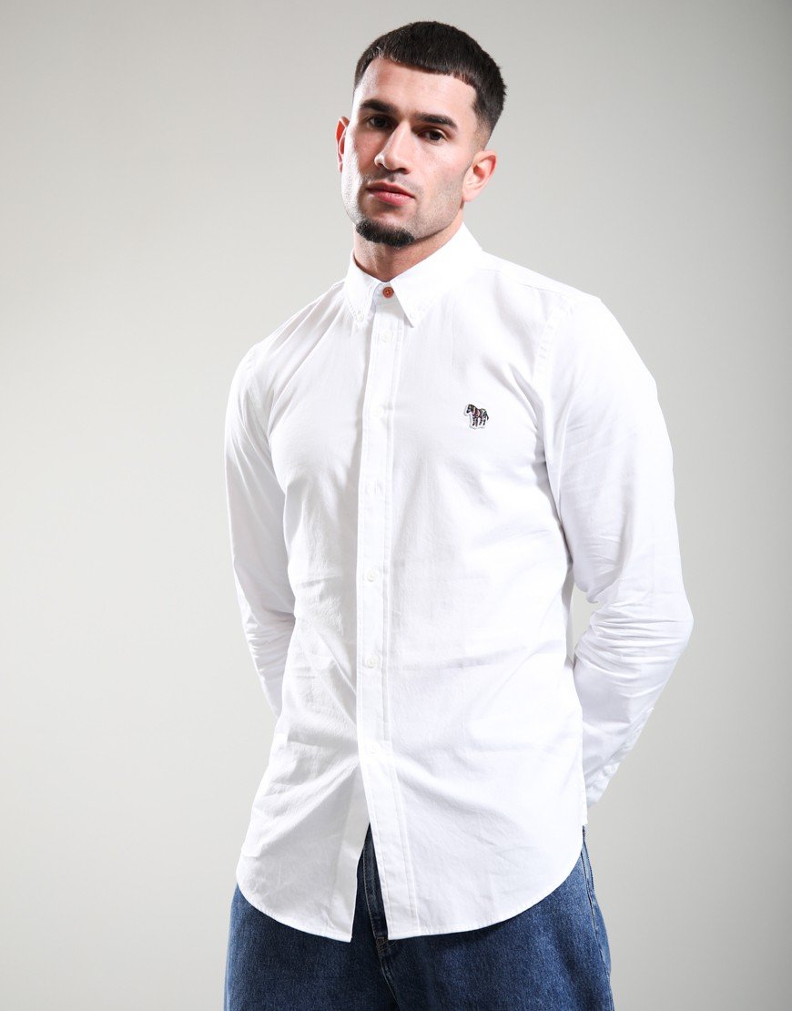 Paul Smith Tailored Fit Long Sleeve Shirt White