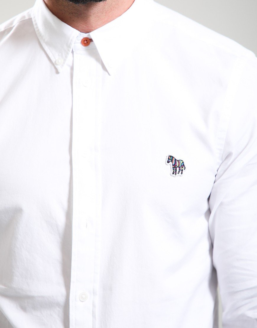 Paul Smith Tailored Fit Long Sleeve Shirt White