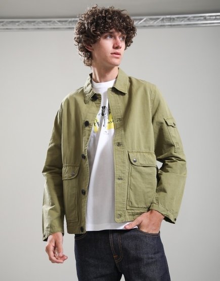 Paul Smith Shirt Jacket Olive Green 36