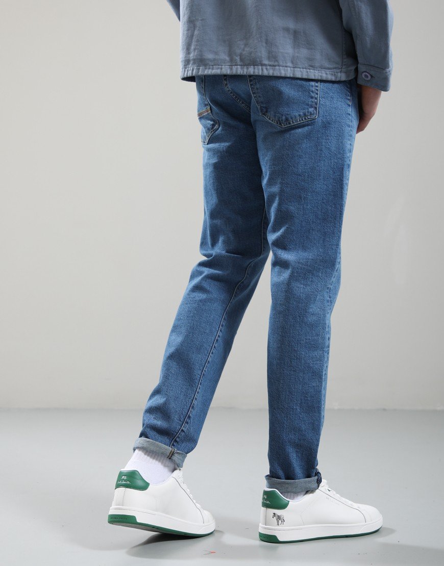 Paul Smith Tapered Fit Jeans Blue Over Dyed