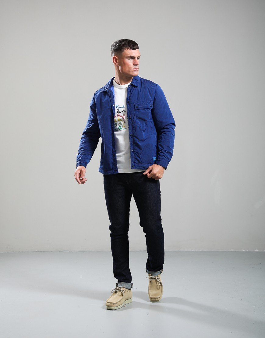 Paul Smith Padded Overshirt Blue