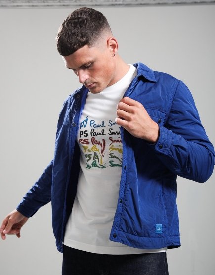 Paul Smith Padded Overshirt Blue