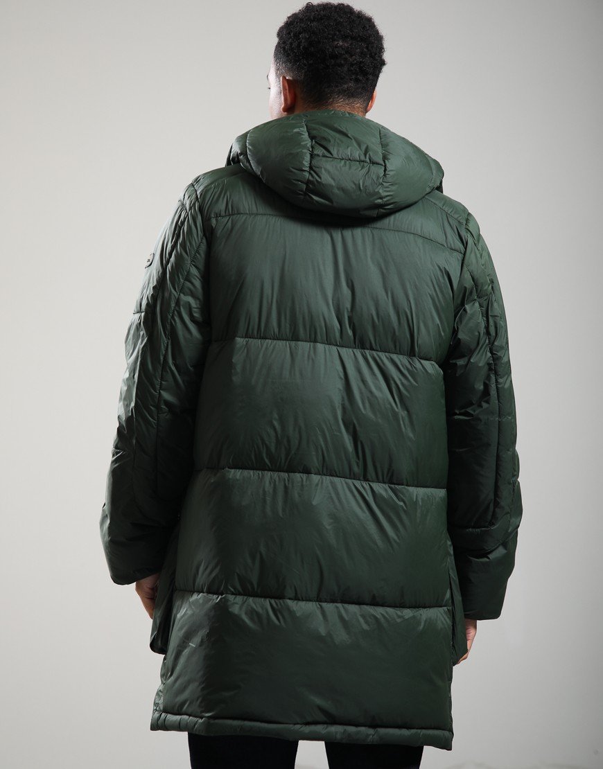 Paul Smith Recycled-Nylon Padded Parka Bottle Green