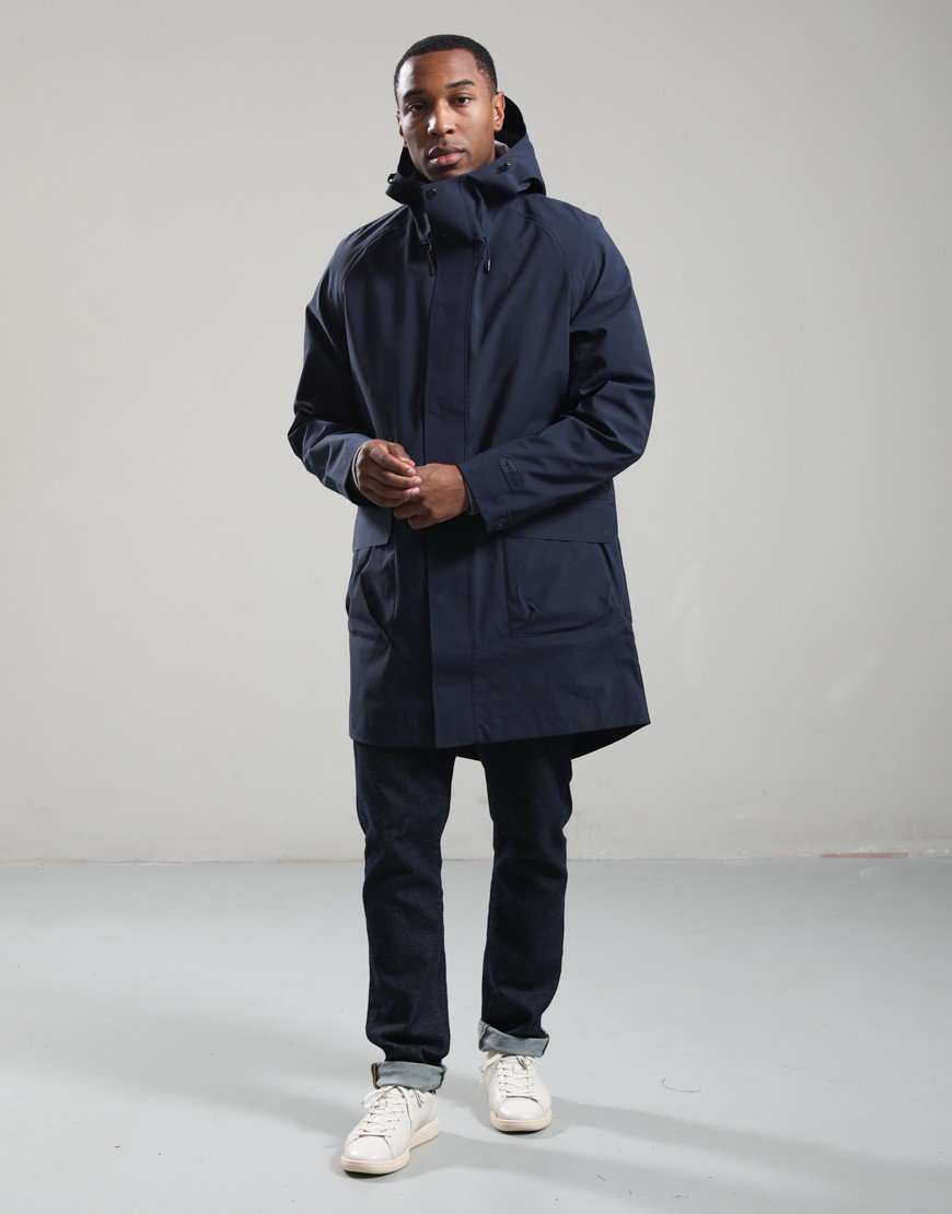 Paul Smith Waterproof Detachable Liner Parka Very Dark Navy
