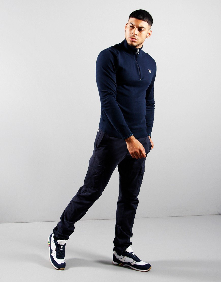 Paul Smith Pullover Half Zip 49 Very Dark Navy