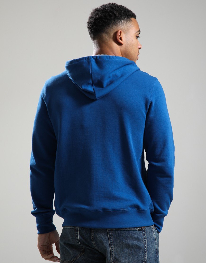 Paul Smith Zip Front Zebra Hoodie 45D Blue