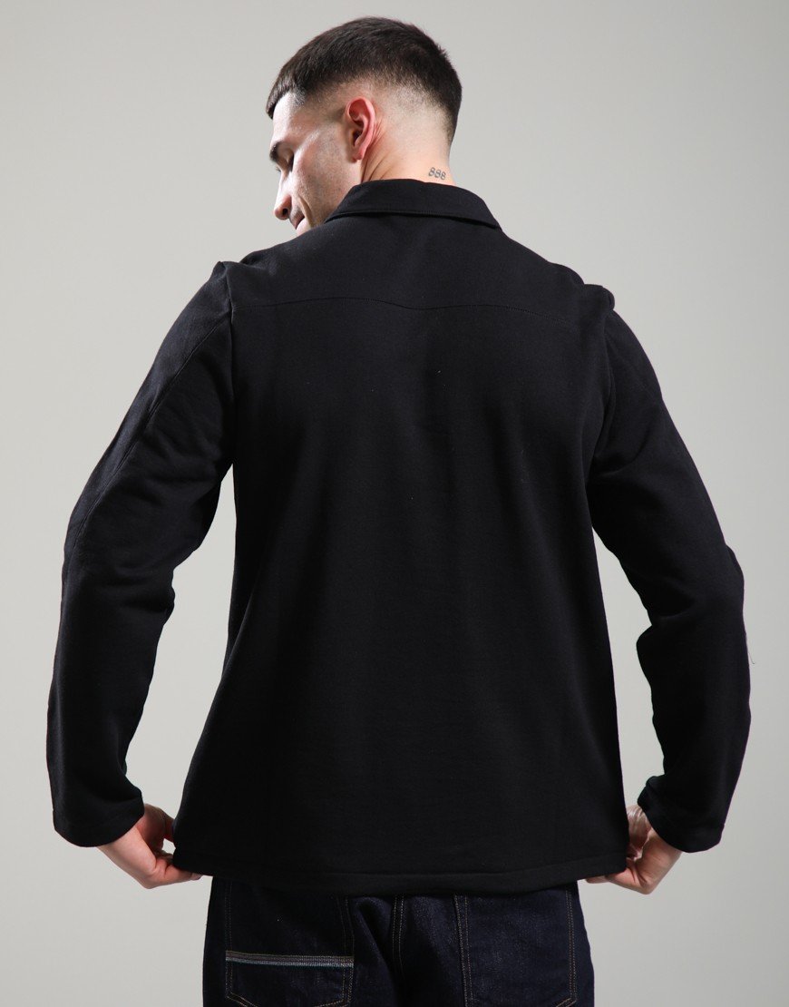 Paul Smith Regular Fit Half Zip Collar Sweat Black