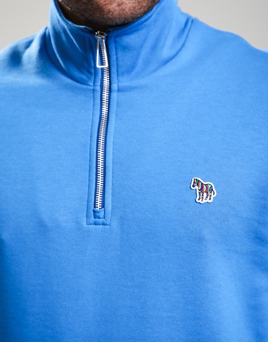 Paul Smith Half Zip Sweat Cobalt Blue