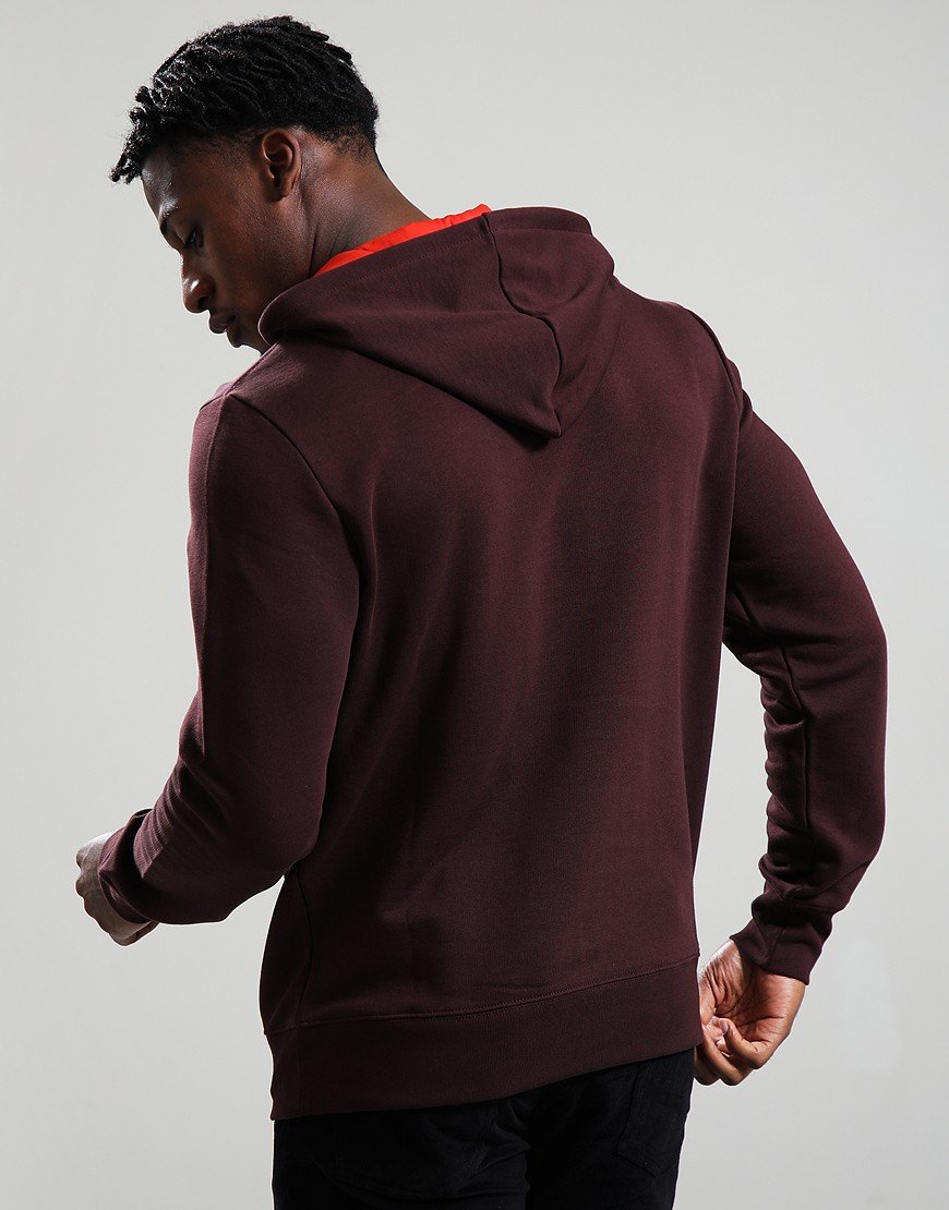 Paul Smith Zebra Hooded Sweat 29A Very Dark Red