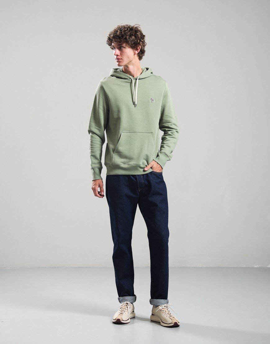 Paul Smith Regular Fit Hoodie Zebra 34C Lt Greyish Green
