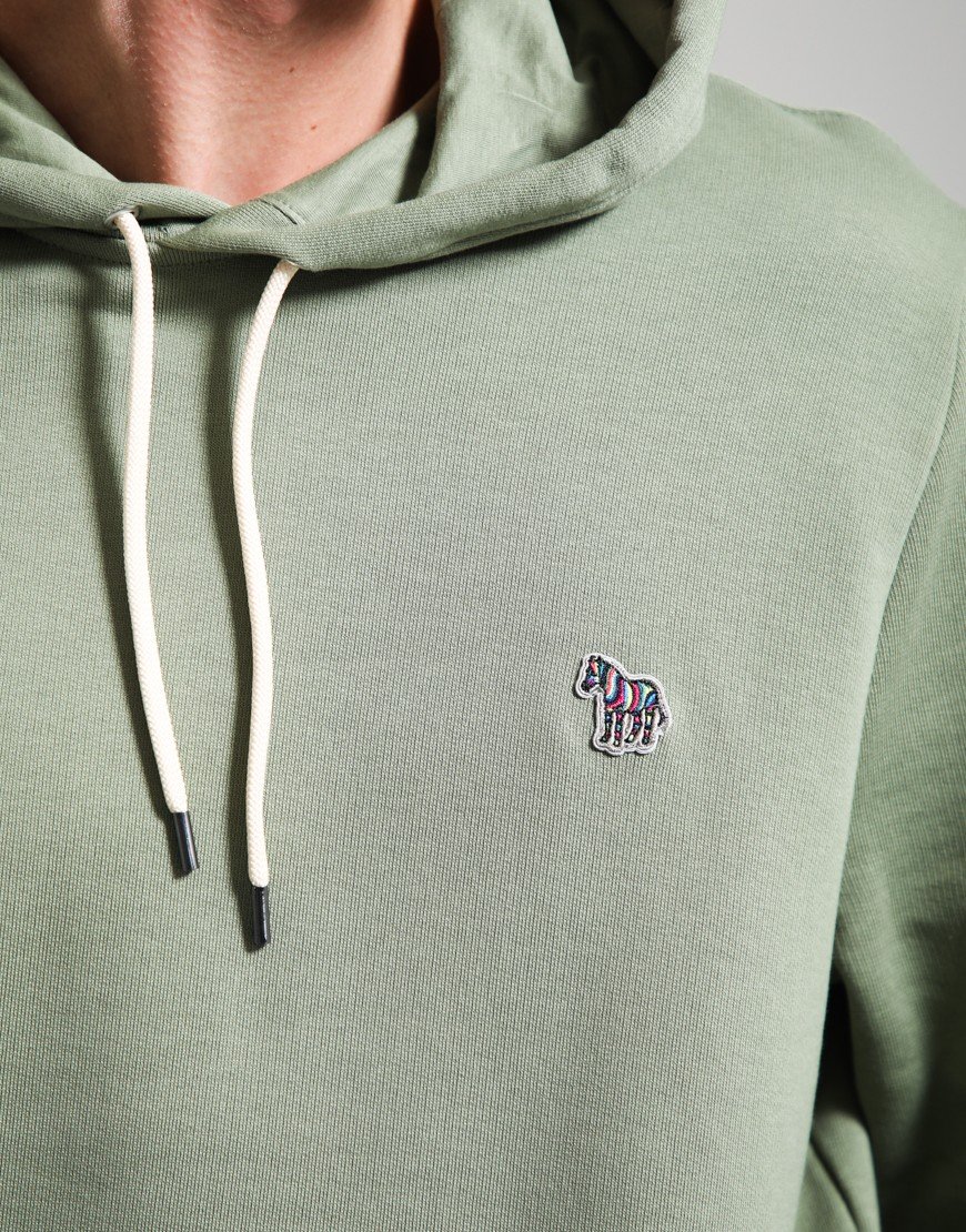 Paul Smith Regular Fit Hoodie Zebra 34C Lt Greyish Green