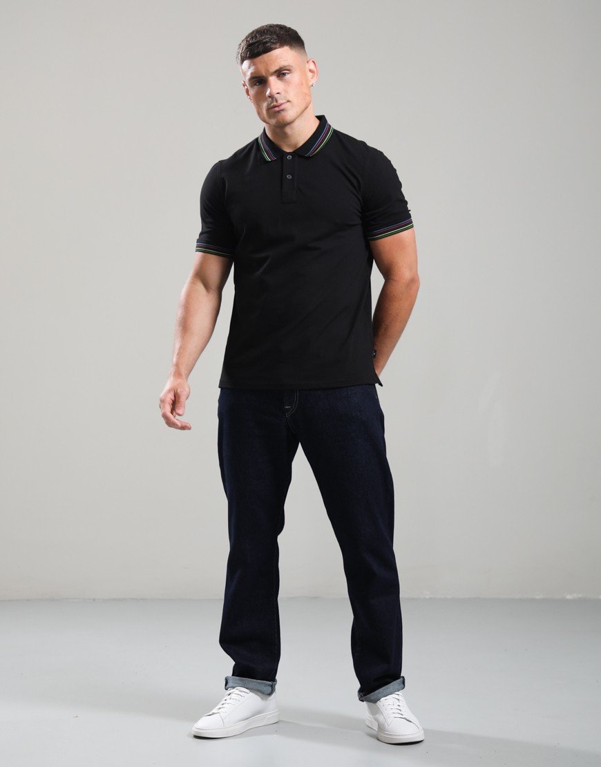 Paul Smith Regular Fit Polo Shirt 151BB Black