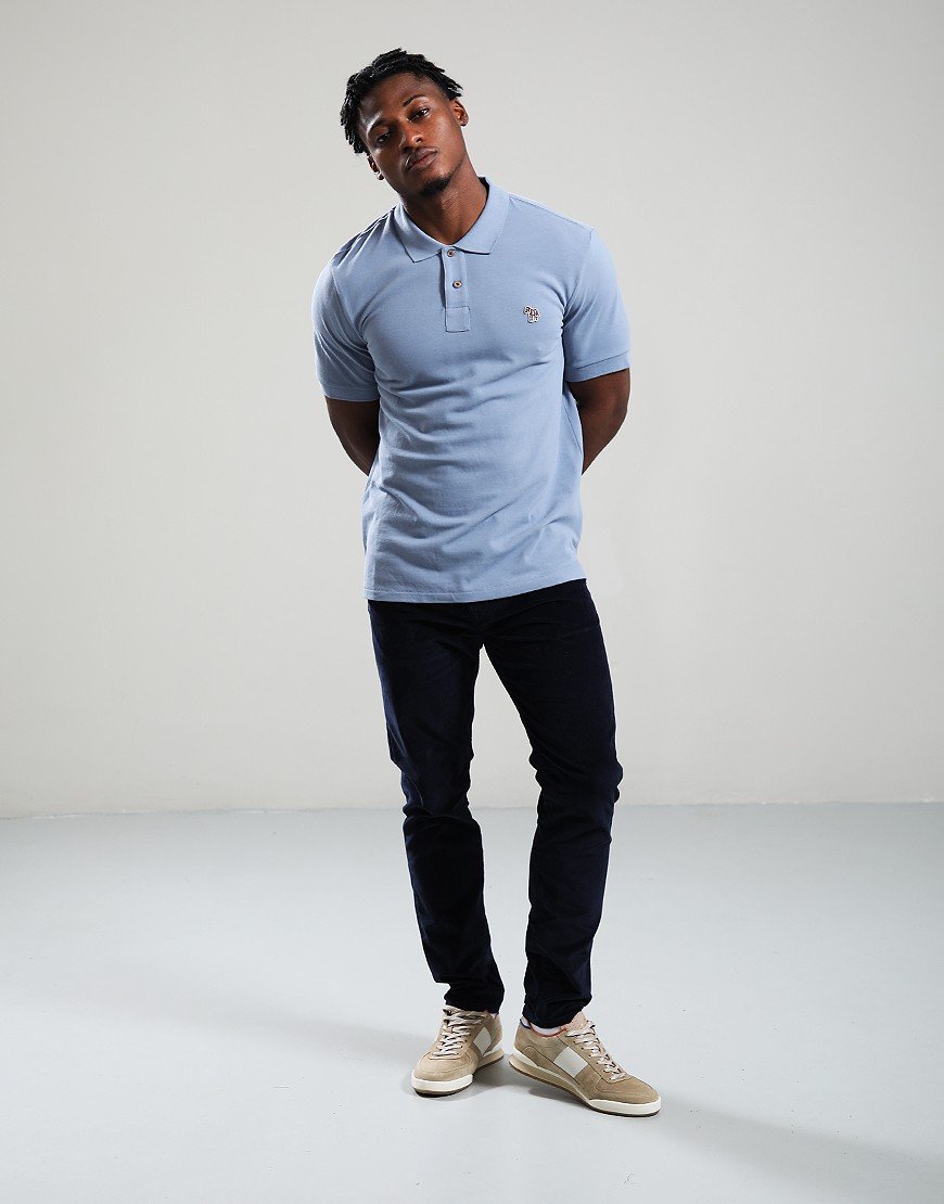 Paul Smith Regular Fit Polo Shirt 43J Pale Indigo 