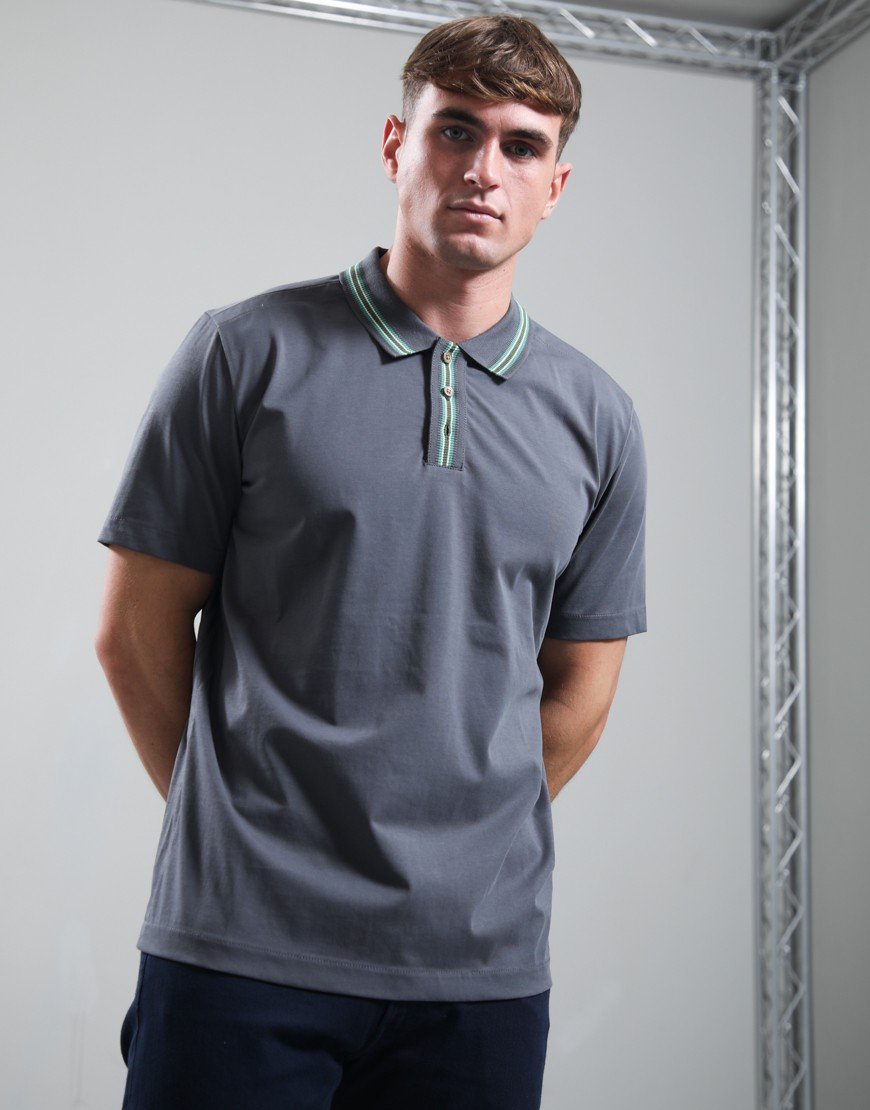 Paul Smith Regular Fit Polo Shirt Grey