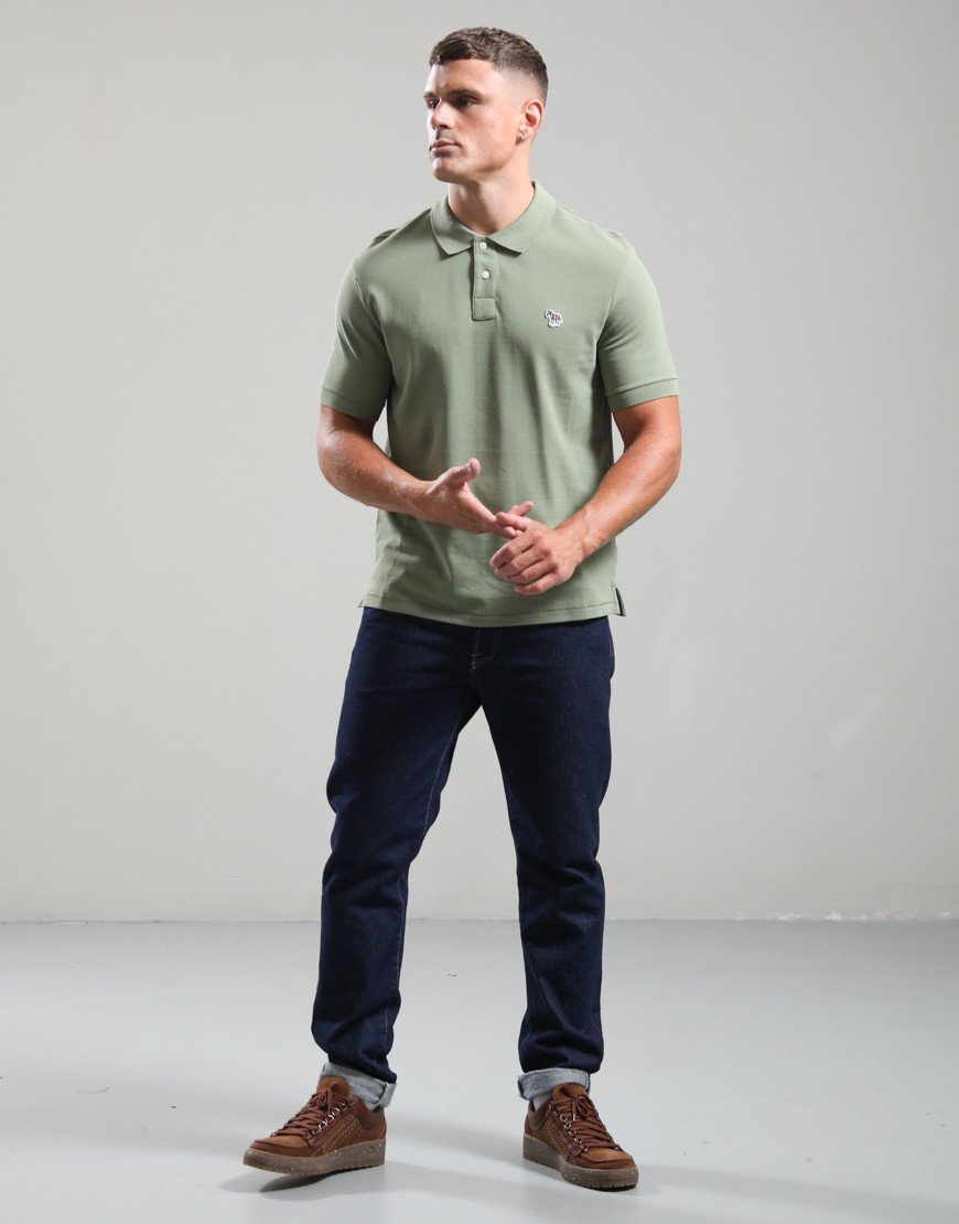 Paul Smith Regular Fit Polo Shirt 34D Greyish Green