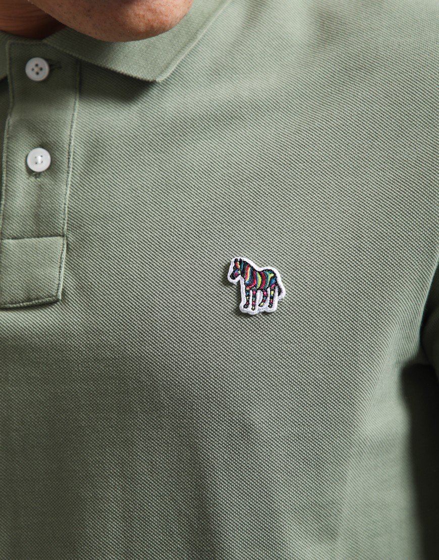 Paul Smith Regular Fit Polo Shirt 34D Greyish Green
