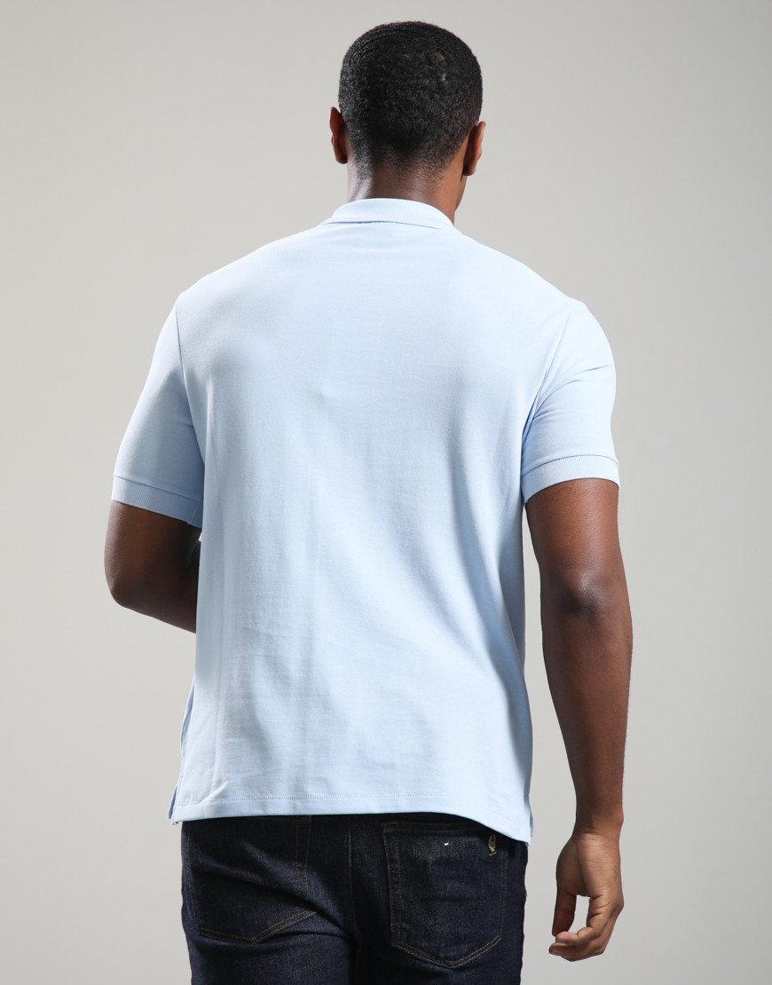 Paul Smith Regular Fit Zebra Polo Shirt 41E Light Blue