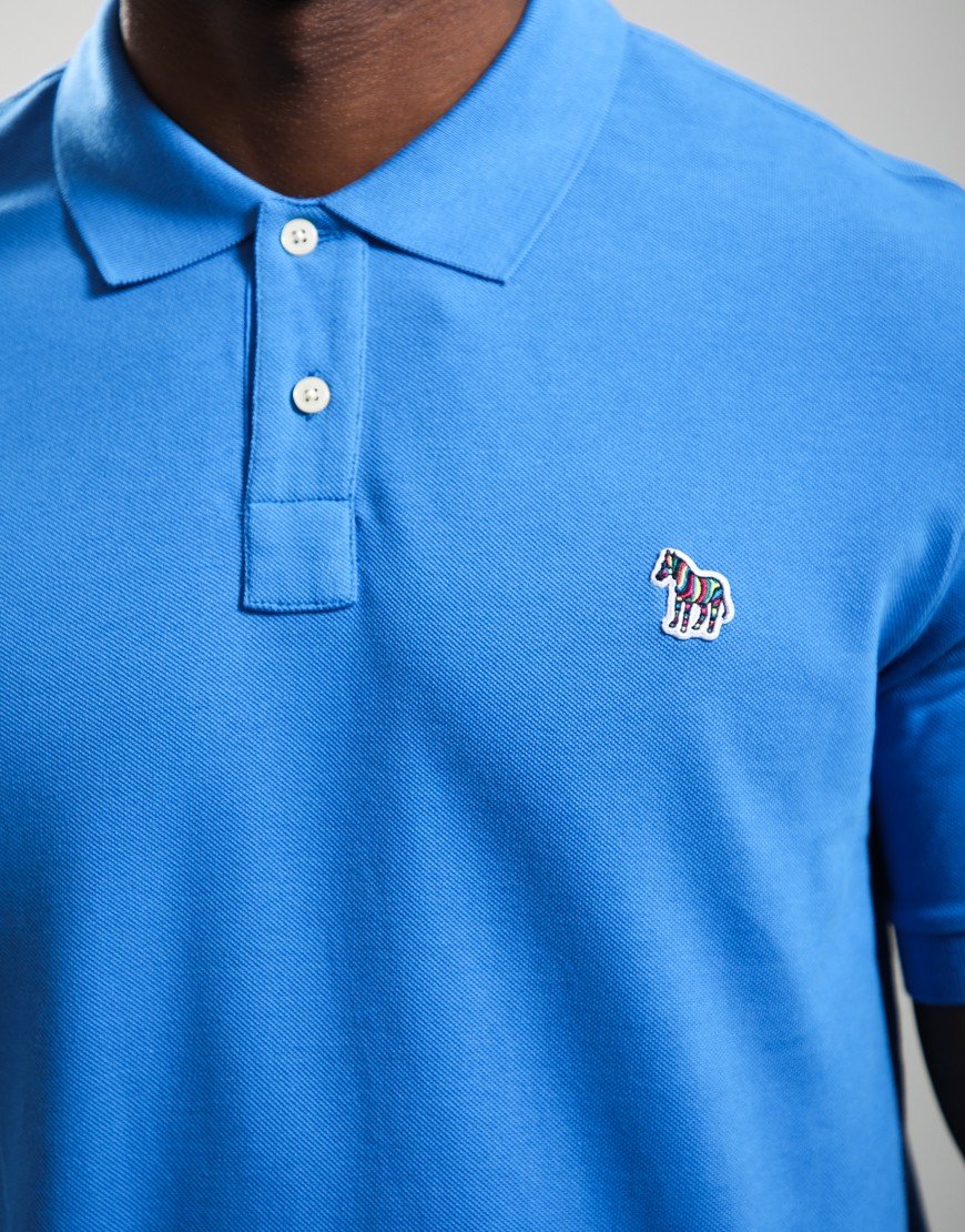 Paul Smith Regular Fit Polo Shirt Cobalt Blue