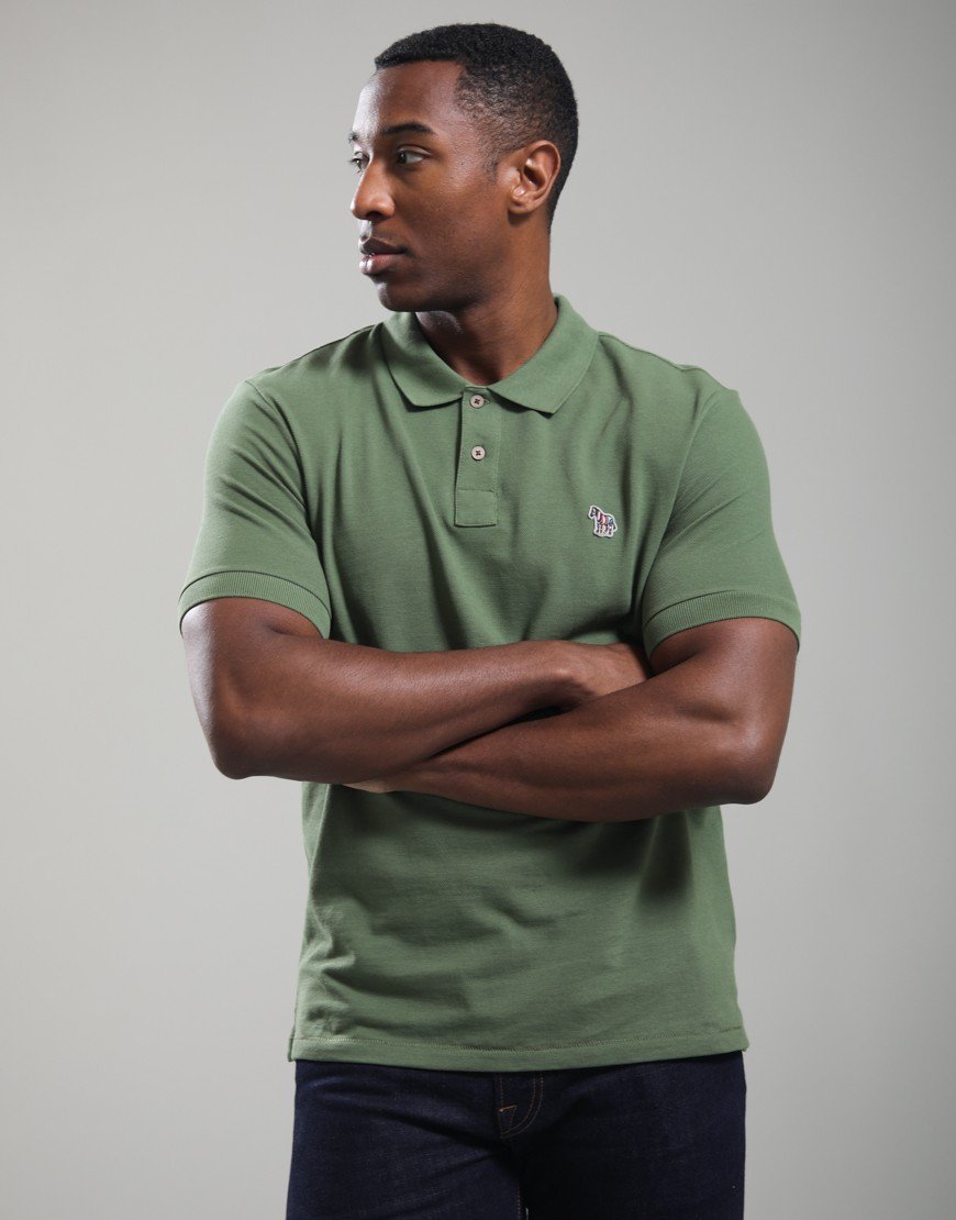 Paul Smith Regular Fit Polo Shirt Green 35E