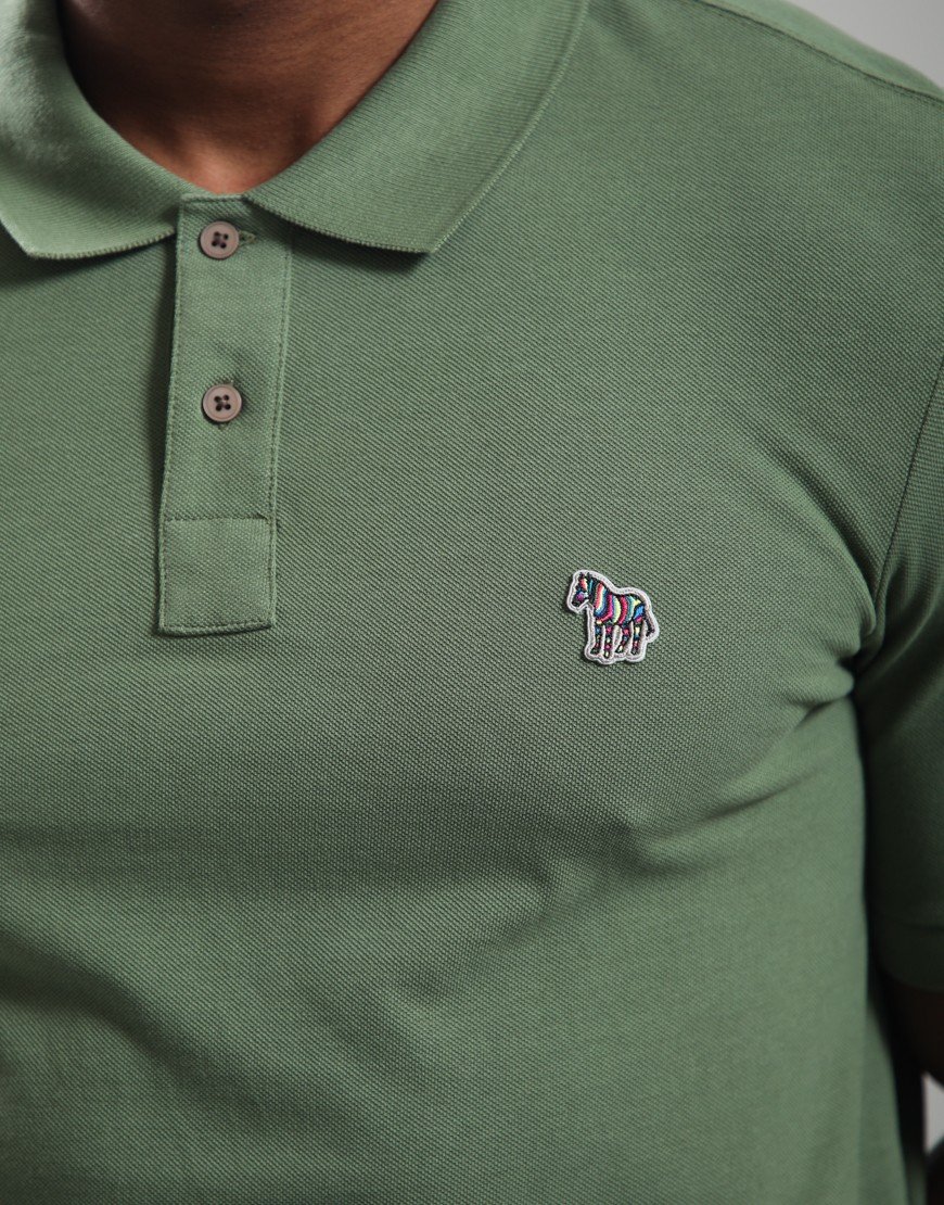 Paul Smith Regular Fit Polo Shirt Green 35E