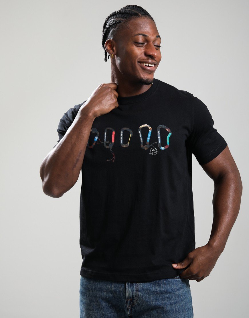 Paul Smith Carabiner Print T-Shirt 79 Black