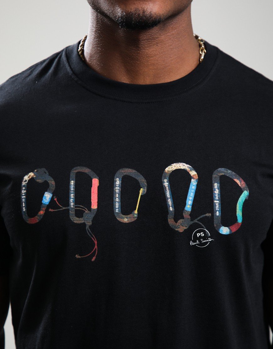 Paul Smith Carabiner Print T-Shirt 79 Black