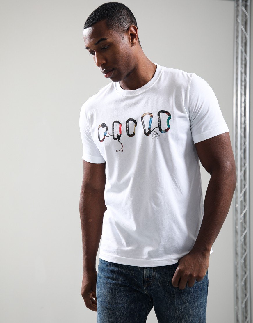 Paul Smith Carabiner Regular Fit T-Shirt 01 White