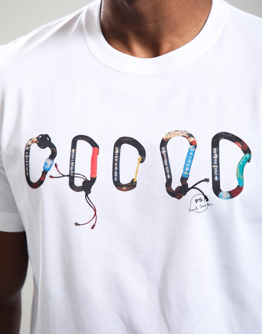 Paul Smith Carabiner Regular Fit T-Shirt 01 White
