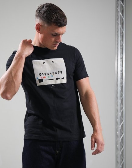 Paul Smith Reg Fit PS12345 T-Shirt Black