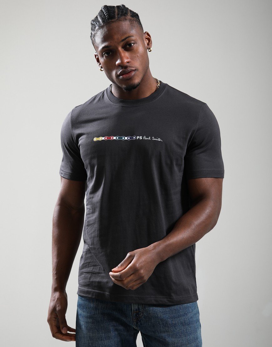 Paul Smith Chain Regular Fit T-Shirt 76 Slate
