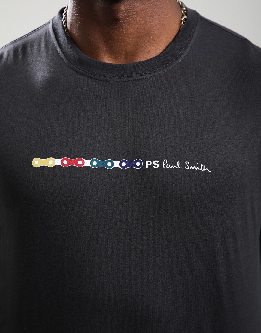 Paul Smith Chain Regular Fit T-Shirt 76 Slate