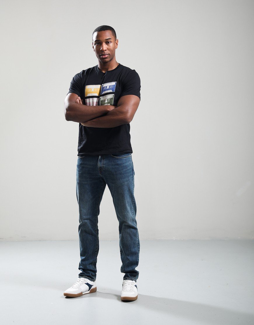 Paul Smith Tapes Regular Fit T Shirt 79 Black