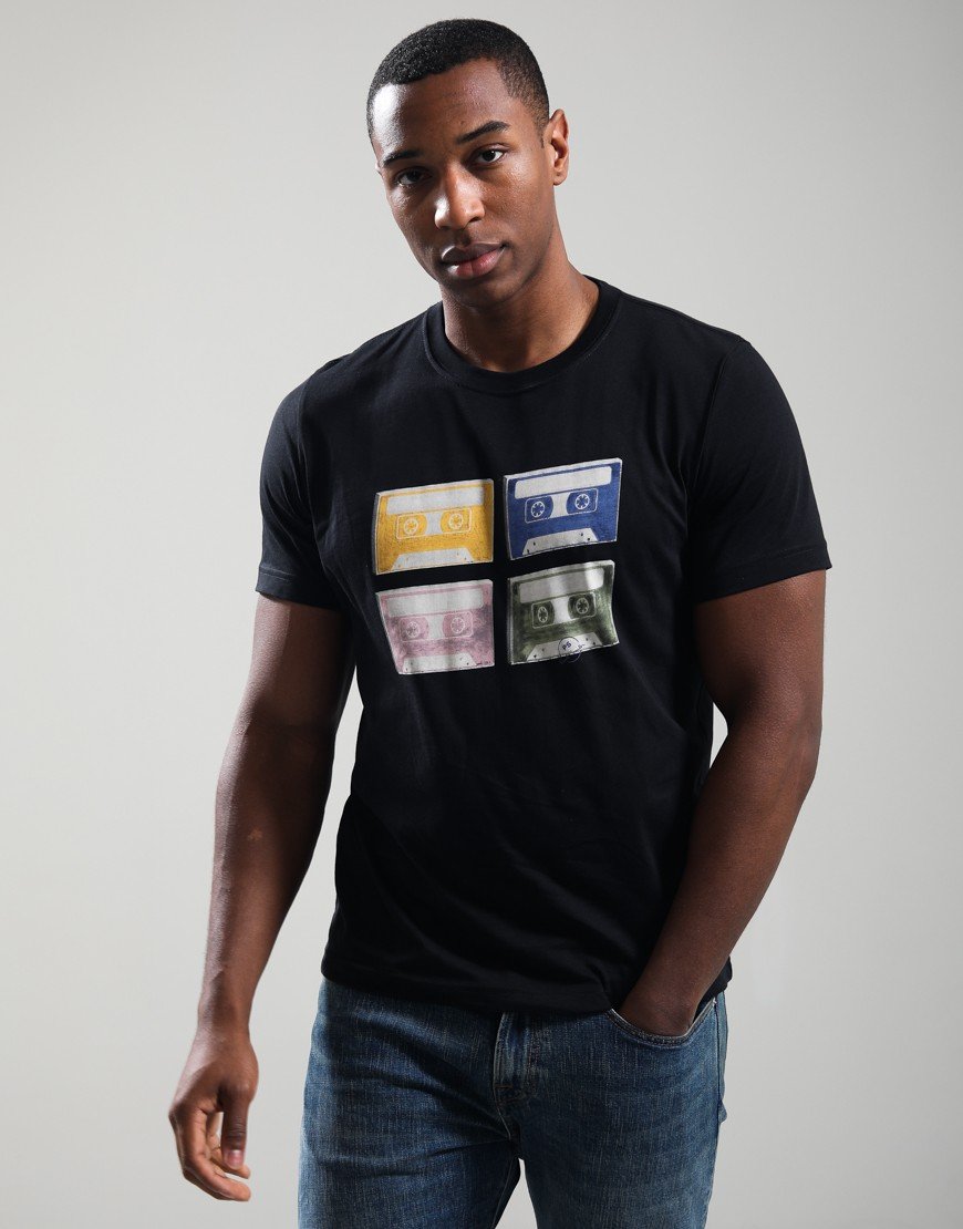 Paul Smith Tapes Regular Fit T Shirt 79 Black