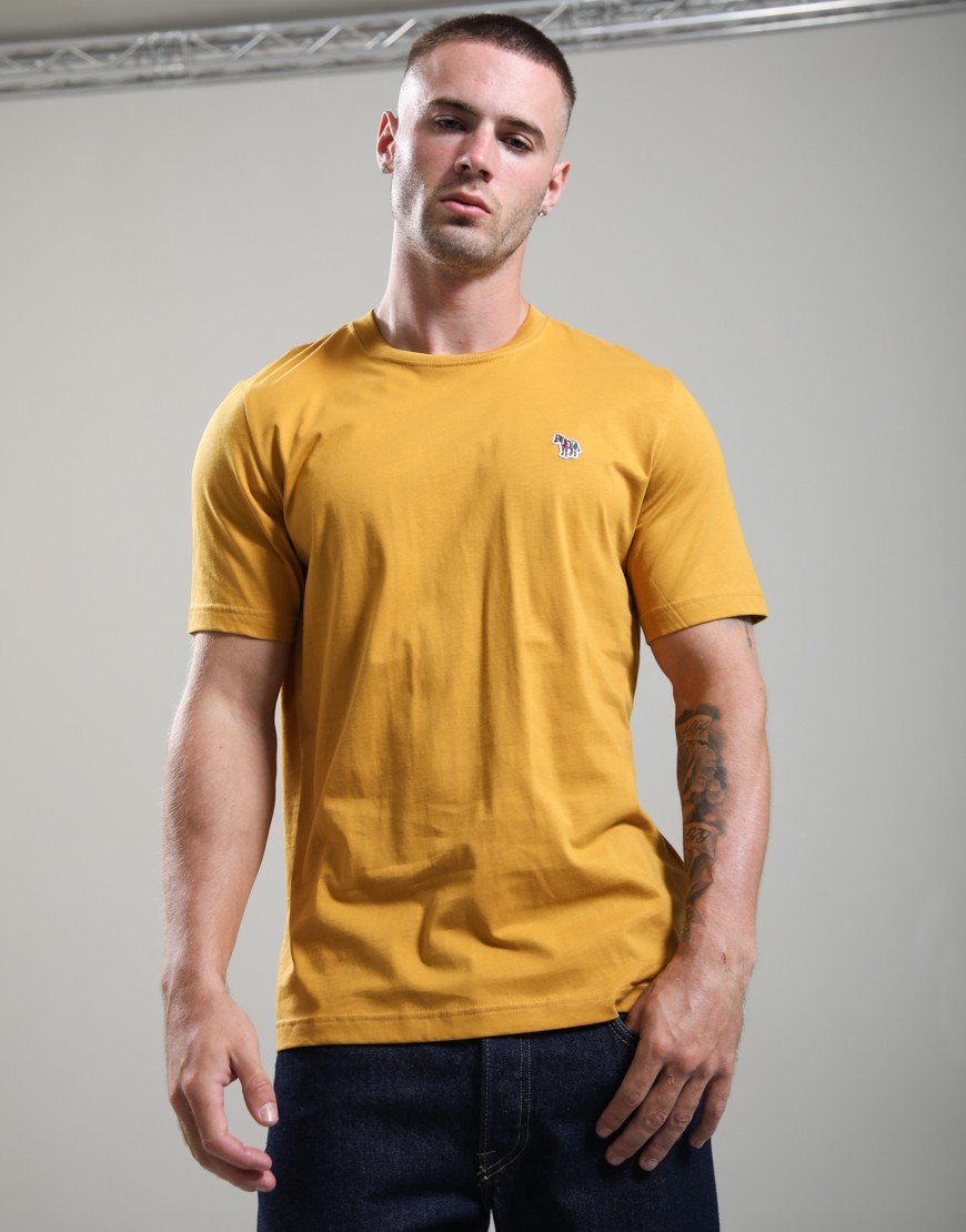 Paul Smith Regular Fit Zebra T-Shirt 14C Ochre