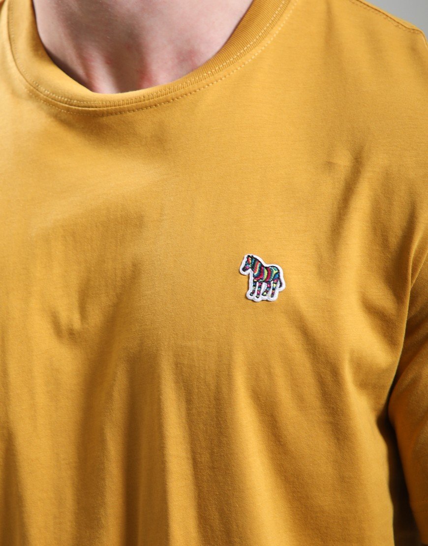 Paul Smith Regular Fit Zebra T-Shirt 14C Ochre