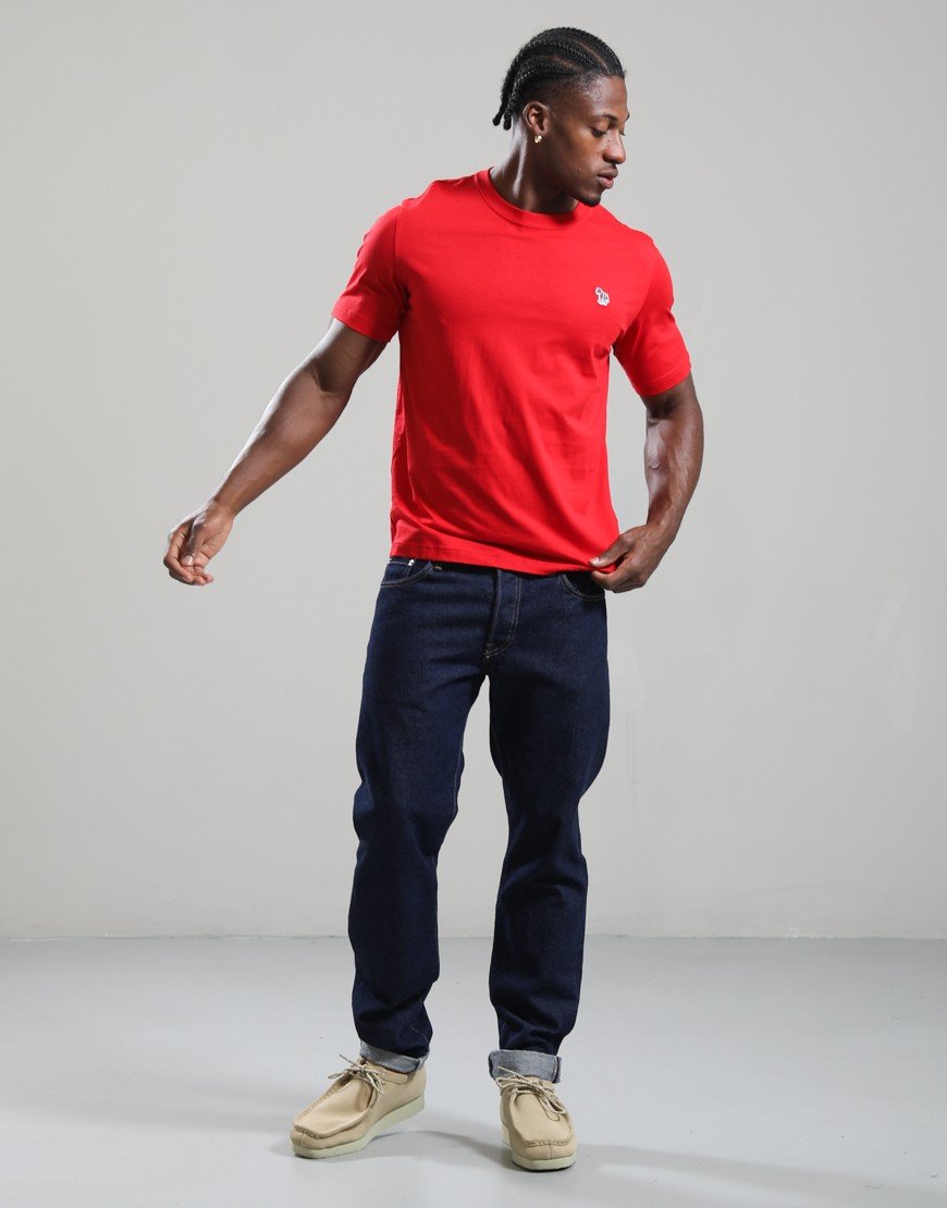 Paul Smith Regular Fit Zebra T-Shirt 25G Red