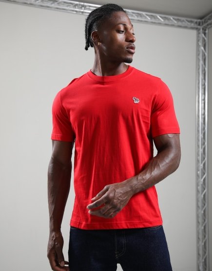 Paul Smith Regular Fit Zebra T-Shirt 25G Red