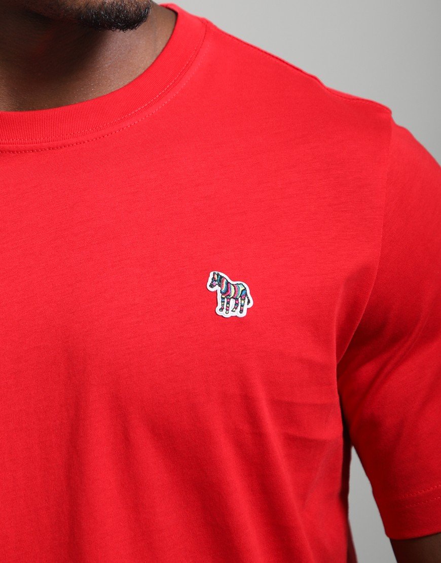 Paul Smith Regular Fit Zebra T-Shirt 25G Red