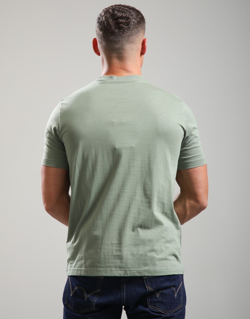 Paul Smith Regular Fit Zebra T-Shirt 34D Greyish Green