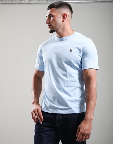 Paul Smith Regular Fit Zebra T-Shirt 41E Light Blue