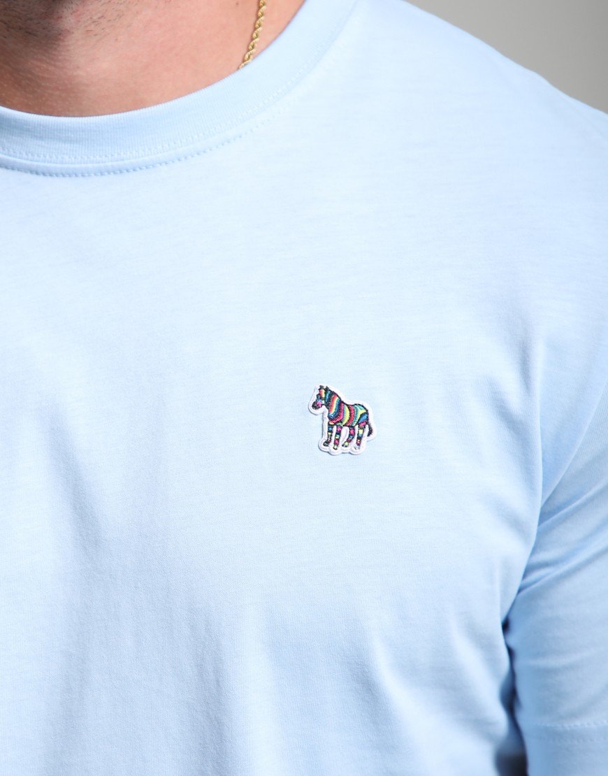 Paul Smith Regular Fit Zebra T-Shirt 41E Light Blue